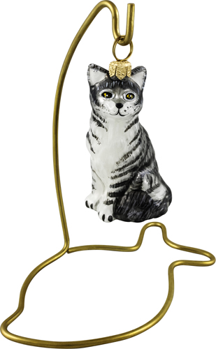Cat Ornament Stand- Fish Design