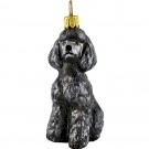 Gray Toy Poodle Ornament