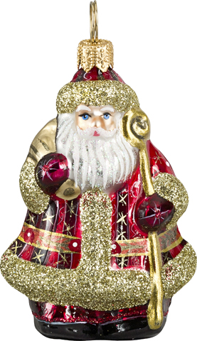 Mini Russian Santa with Czech Flair