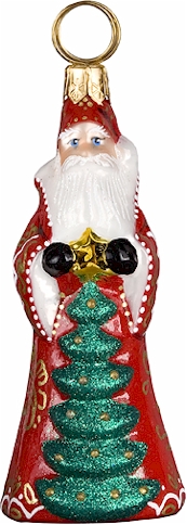 Mini Russian Santa w Tree