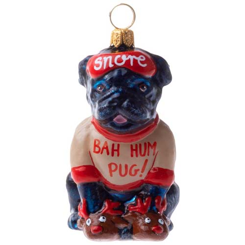 Bah Hum Pug<br> Black Version