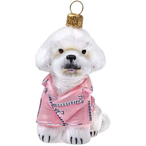 Bichon Frise in Pink <br>Motorcycle Jacket