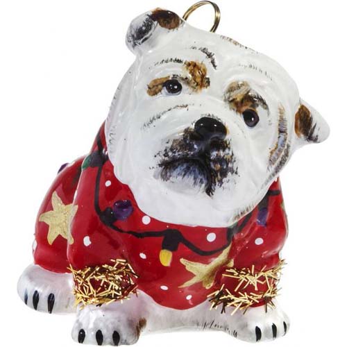 Bulldog in Ugly <br>Christmas Sweater