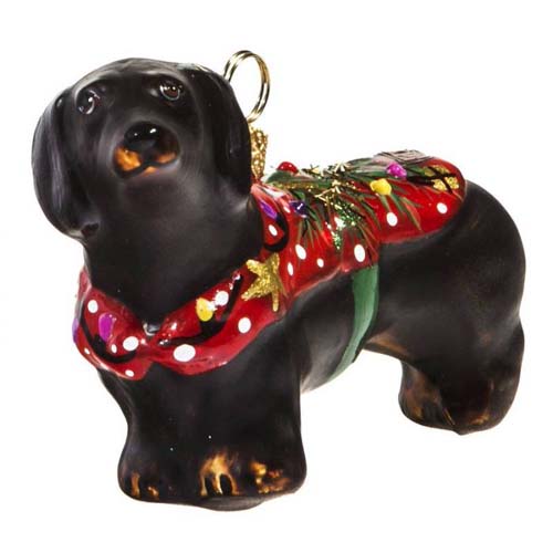 Dachshund Black in <br>Ugly Christmas Sweater