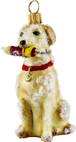 Labrador Retriever- Yellow <br>with Buoy Snowy Version