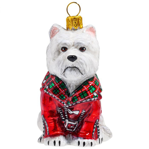 Westie in Red <br>Motorcycle Jacket