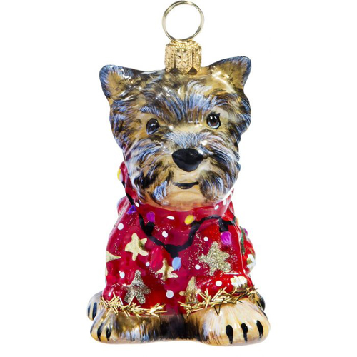 Yorkshire Terrier in <br>Ugly Christmas Sweater